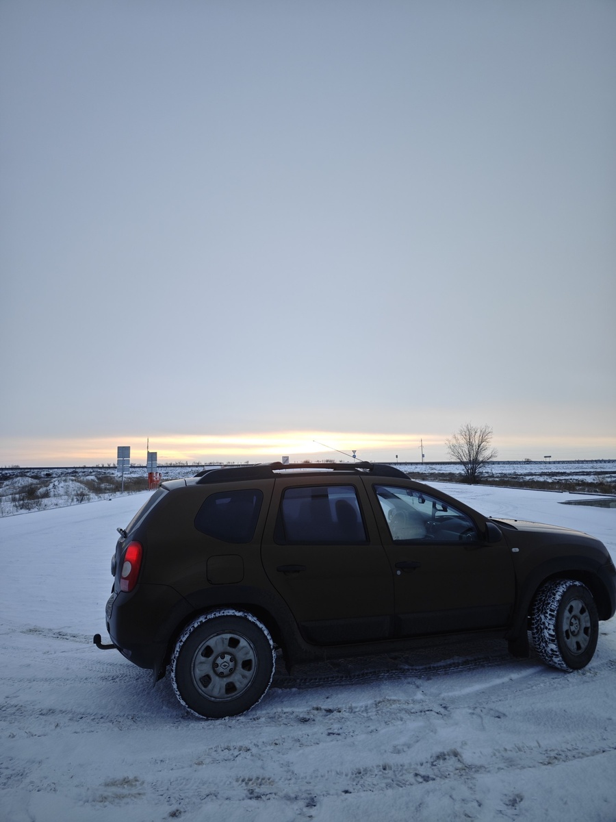 Восход солнца, мы уже в Калмыкии. 