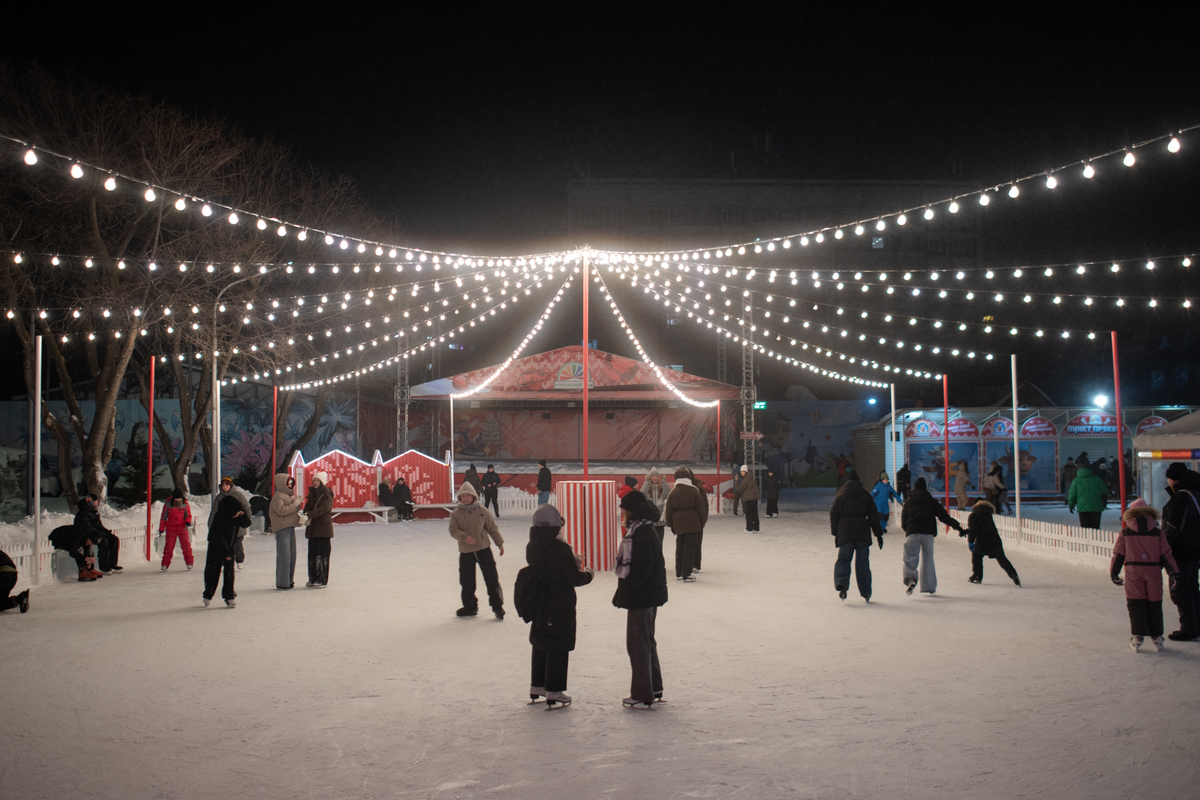 Каток в Городском саду. Фото из личного архива
