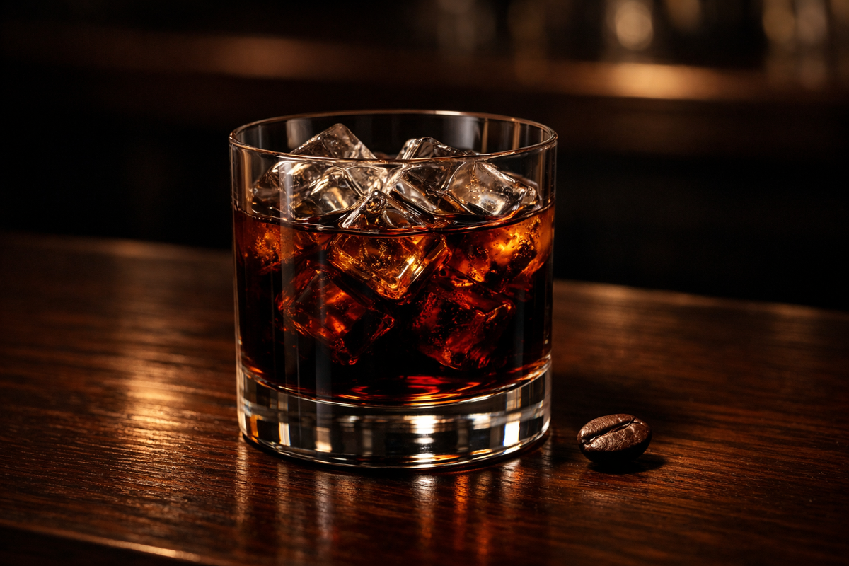 Коктейль "Чёрный русский"