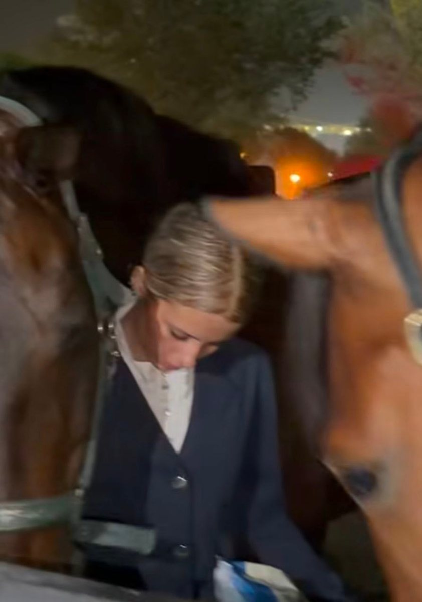 Анджелина/ Скриншот видео в соцсети Виктории Бони