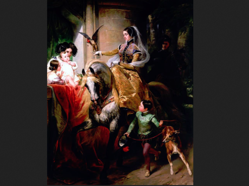 Орас Верне. "Княгиня Леонилла Сайн-Витгенштейн на лошади"