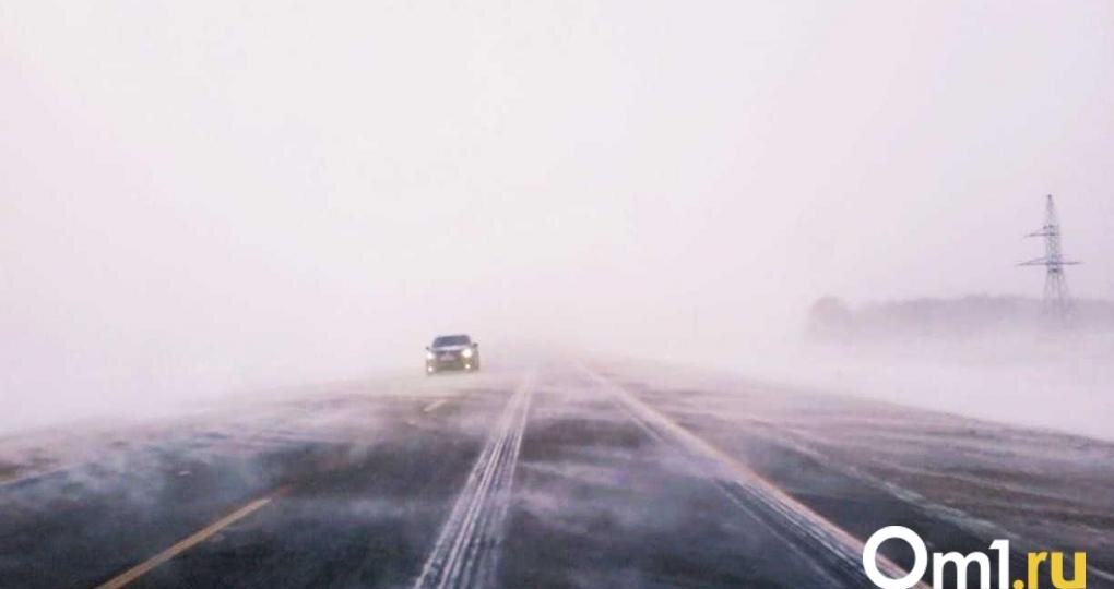 В Омской области перекрыли федеральные трассы