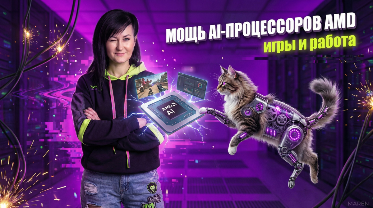    AMD показывает, как AI меняет возможности обычных ПК | Автор: Марина Погодина Марина Погодина
