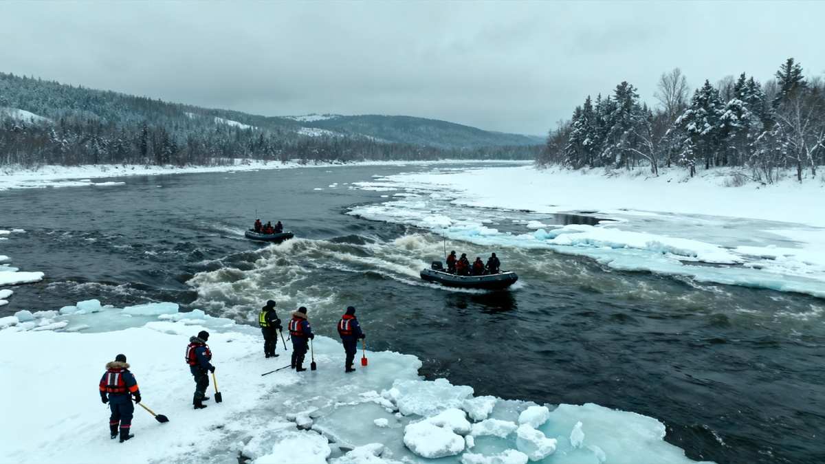 Спасатели на реке.  фото: яндекс.