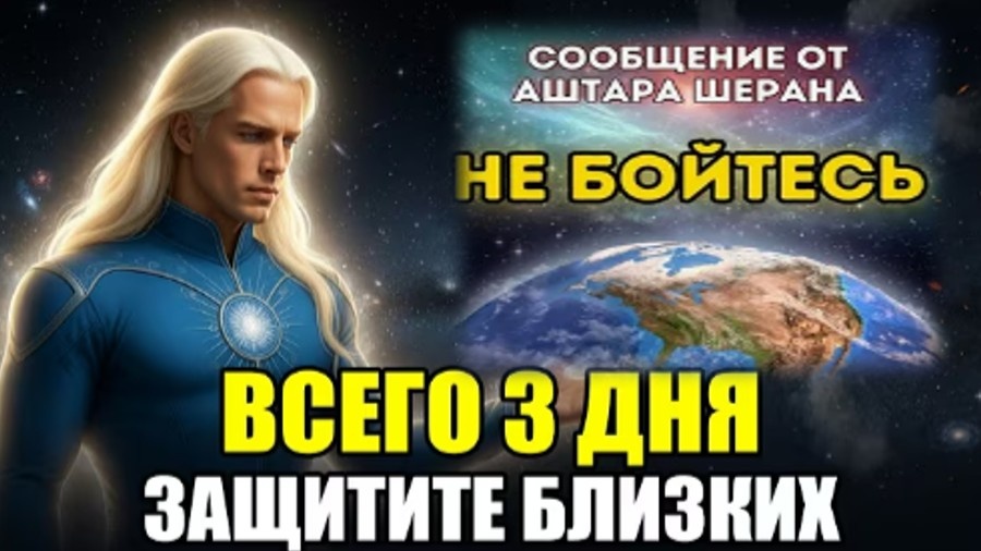 СРОЧНО! АШТАР Предупреждает. Осталось ВСЕГО 3 Дня - Спасите Семью!