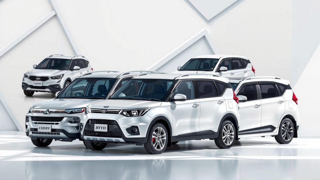    Как выбрать 100 моделей Chery, BYD, Geely до 160 лс