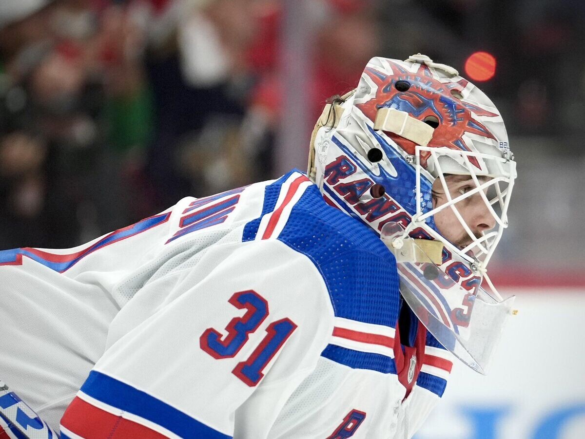    Голкипер "Нью-Йорк Рейнджерс" Игорь Шестеркин | © Фото : twitter.com/nyrangers