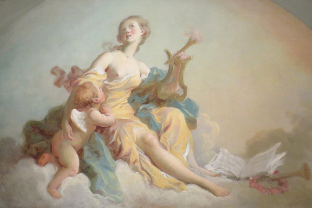 Жан Оноре Фрагонар. «Музыка», 1760–1765 гг.