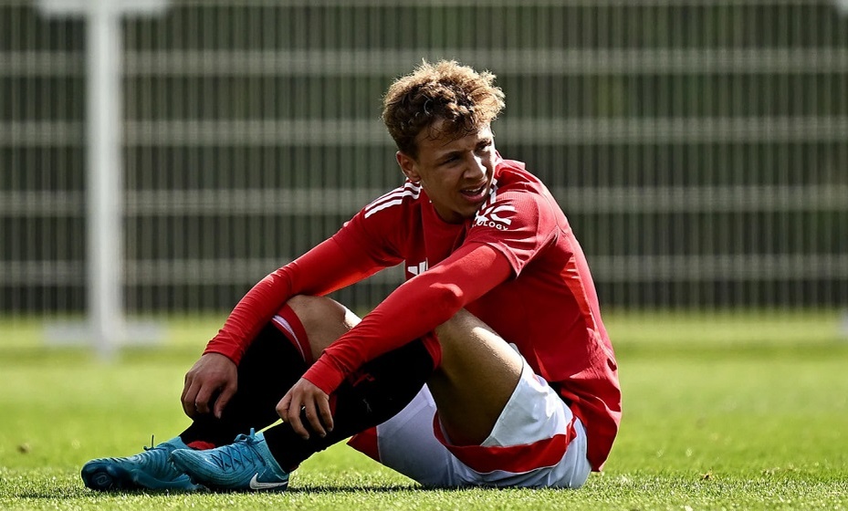    Игрок «МЮ» Ибрагимов Фото: ФК «МЮ»