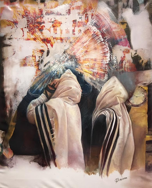 Яна Каплан “Вера” (холст, масло, принт)