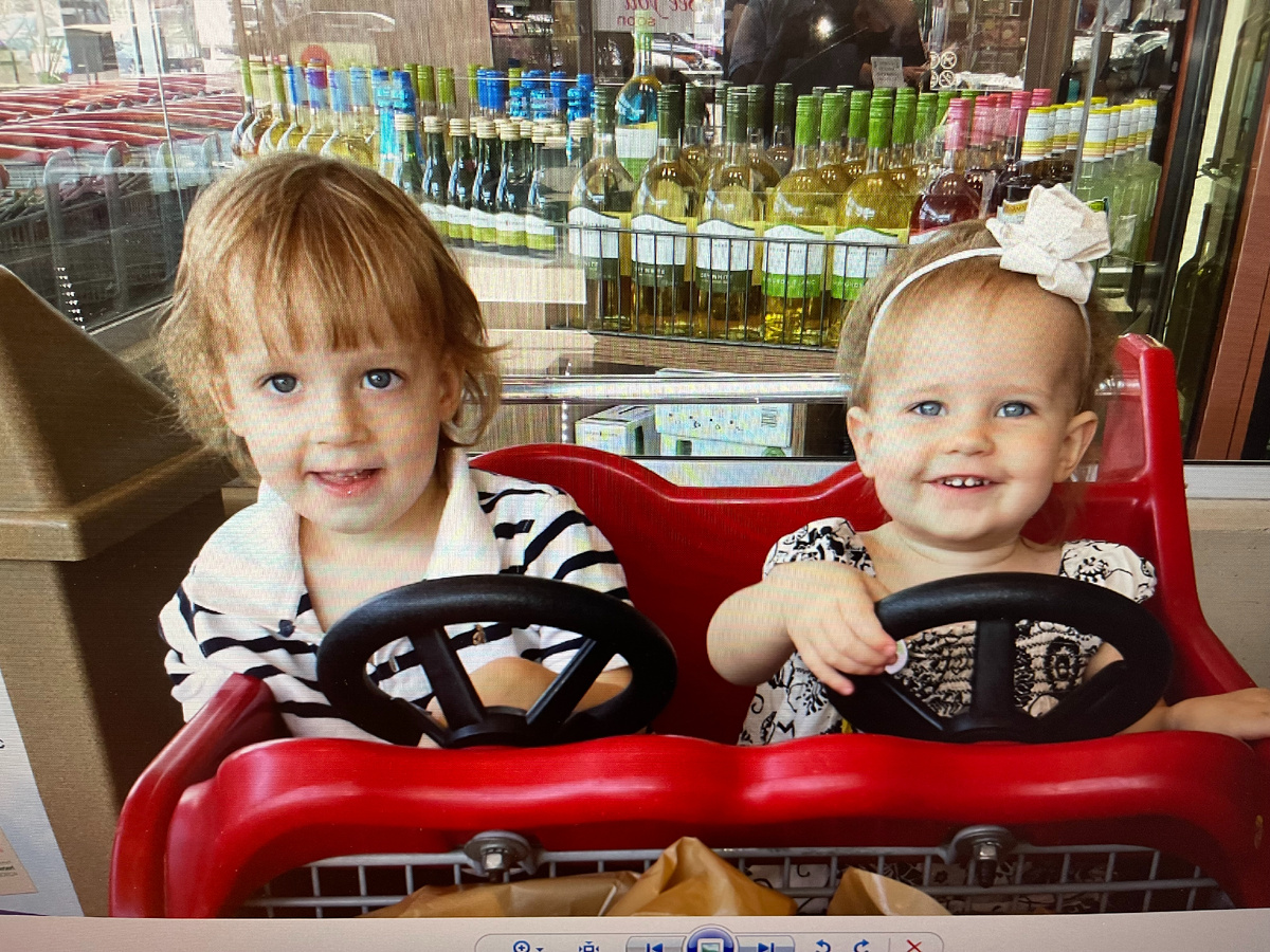 Закупка продуктов в супермаркете Longos.