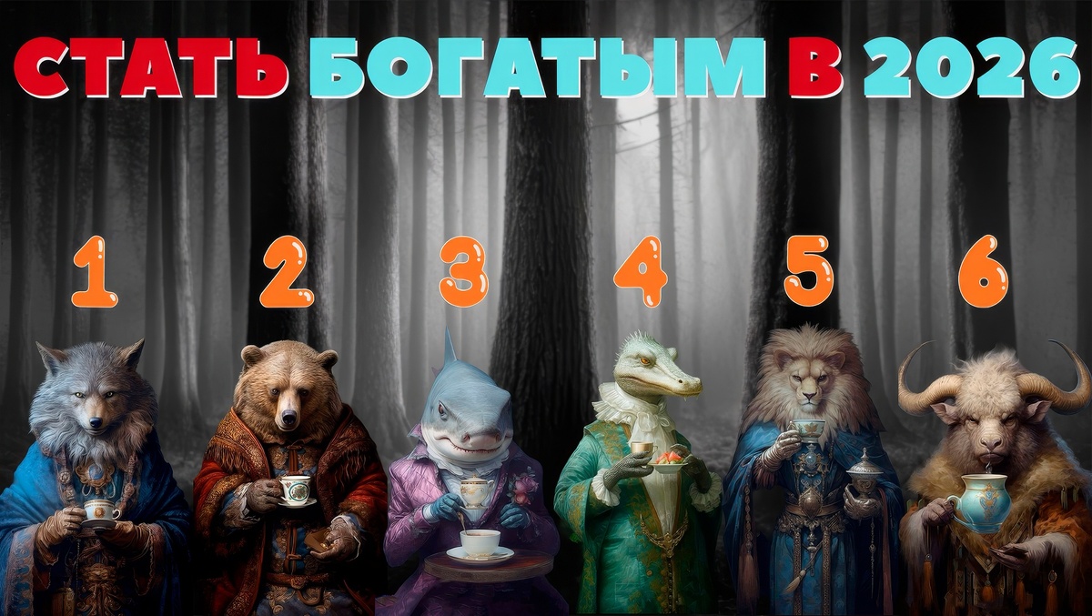 Тест! Избавьтесь от финансового недостатка в 2026 году с этим простым секретом! 💎Выберите ДВА животных на картинке! Дмитрий Петров📷
