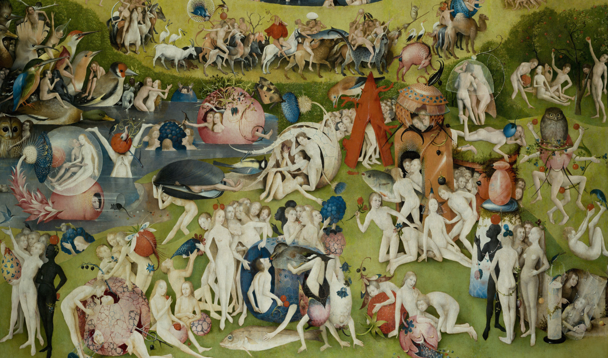 Иероним Босх. «Сад земных наслаждений». Центральная часть.