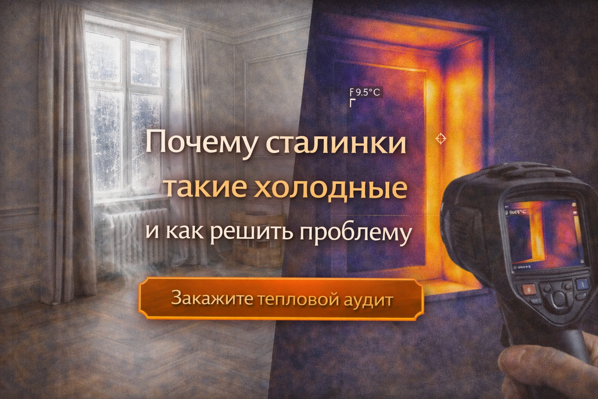 Почему сталинки такие холодные и как решить проблему при ремонте в сталинке?