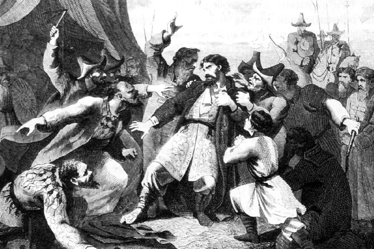    Мученическая смерть князя Михаила Всеволодовича Черниговского в Золотой Орде. 20 сентября 1246 г. / из архива журнала "Родина"