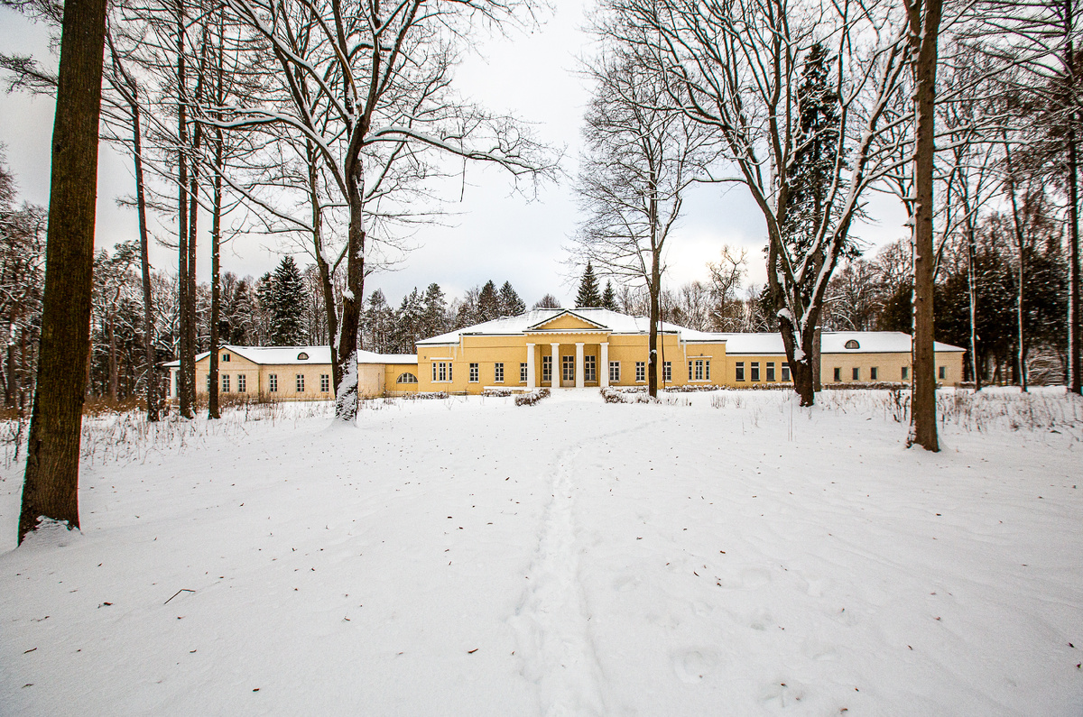 Усадьба Васькино. Главный дом. Васькино, муниципальный округ Чехов, Московская область. Фото автора статьи 