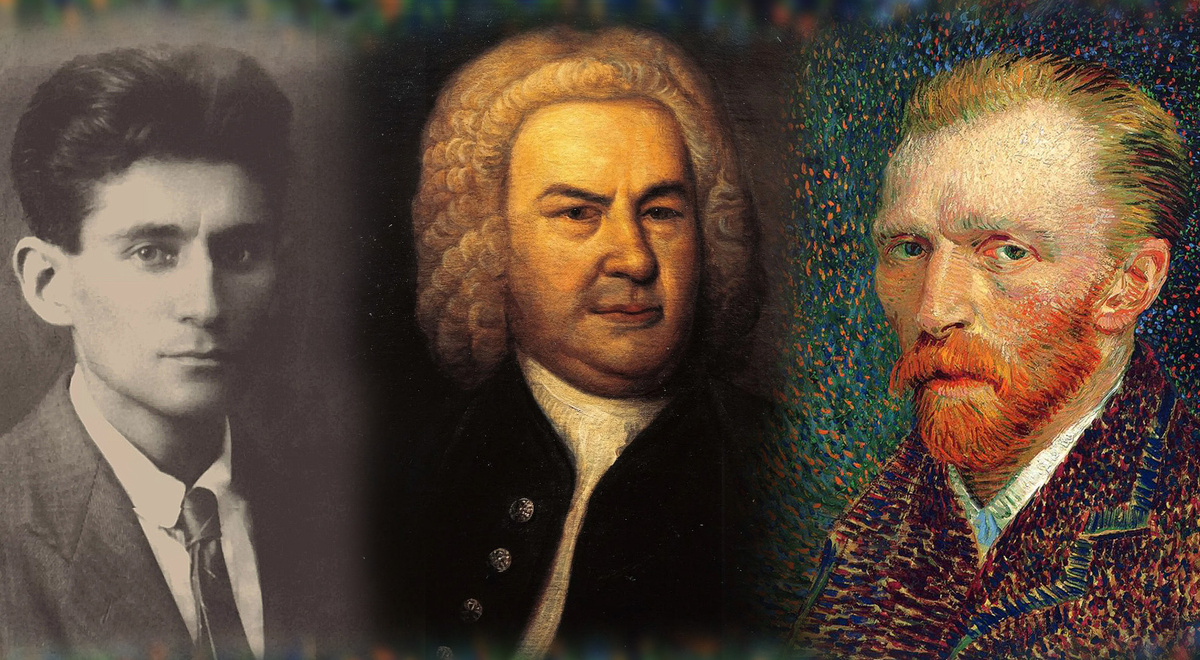 Франц Кафка, Иоганн Себастьян Бах, Ван Гог