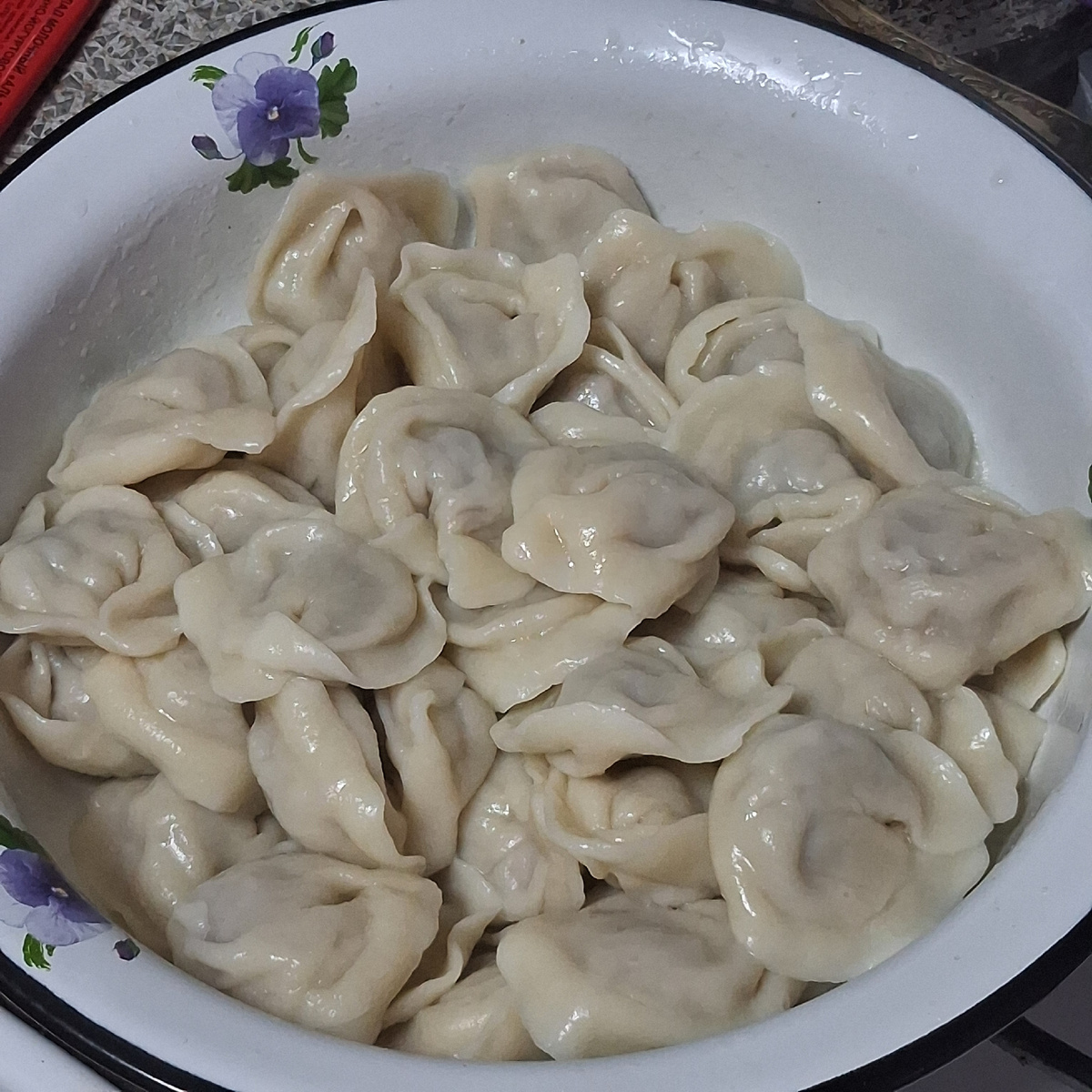 Пельмени готовы к употреблению. Фото автора. 