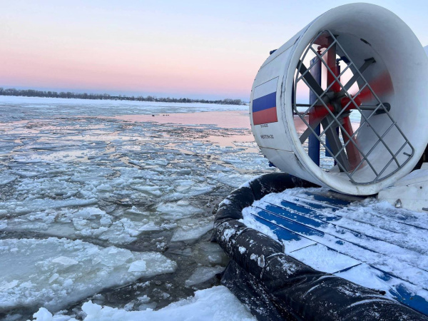 Зимняя навигация между Самарой и Рождествено на судах на воздушной подушке стартовала