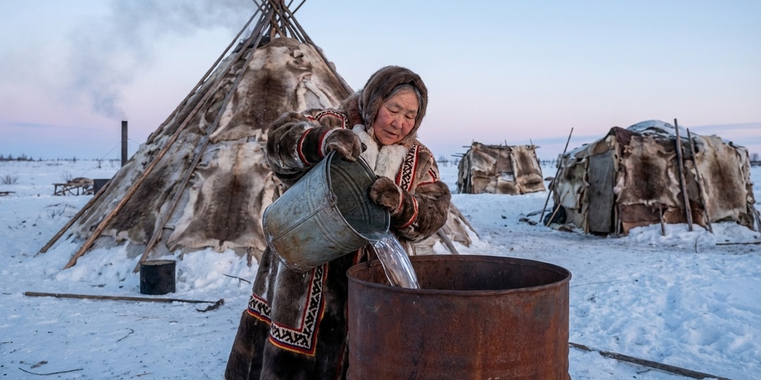 Загадка ледяного ведра: Зачем северяне выставляют воду на мороз, а потом выбрасывают «сердцевину» льда?