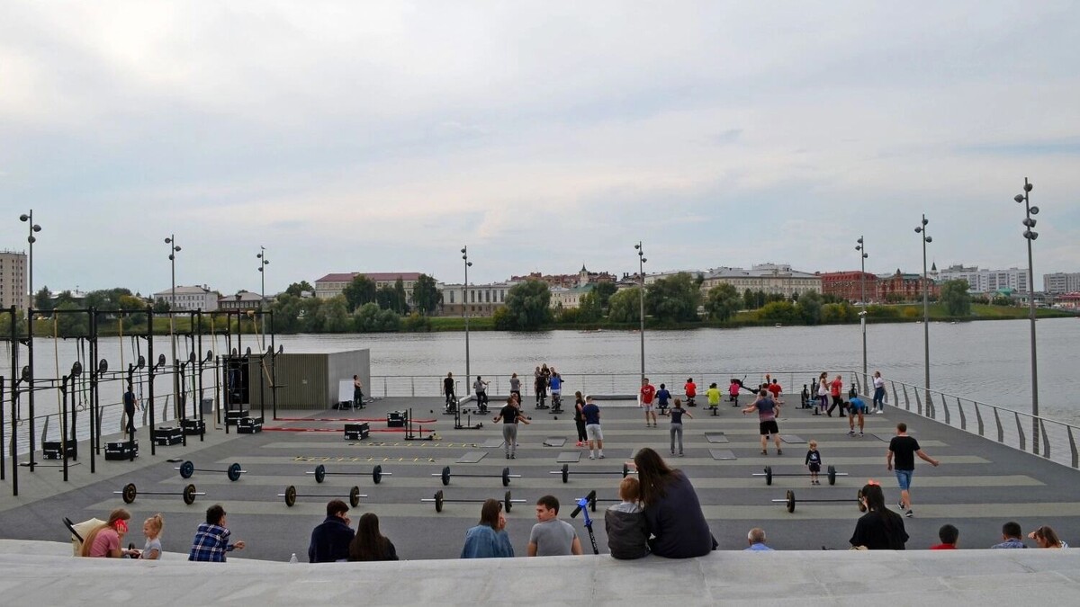  Набережная озера Нижний Кабан в Казани inkazan.ru