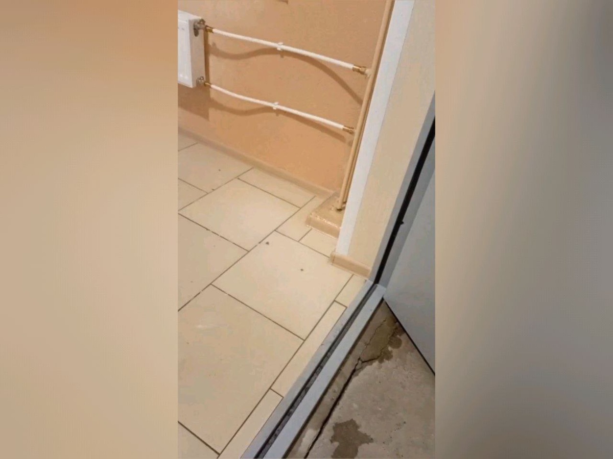     Видео прислала жительница дома