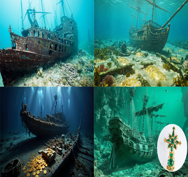 Затонувшие испанские галионы, английские фрегаты и пиратские шхуны хранят свою тайну и несметные богатства.