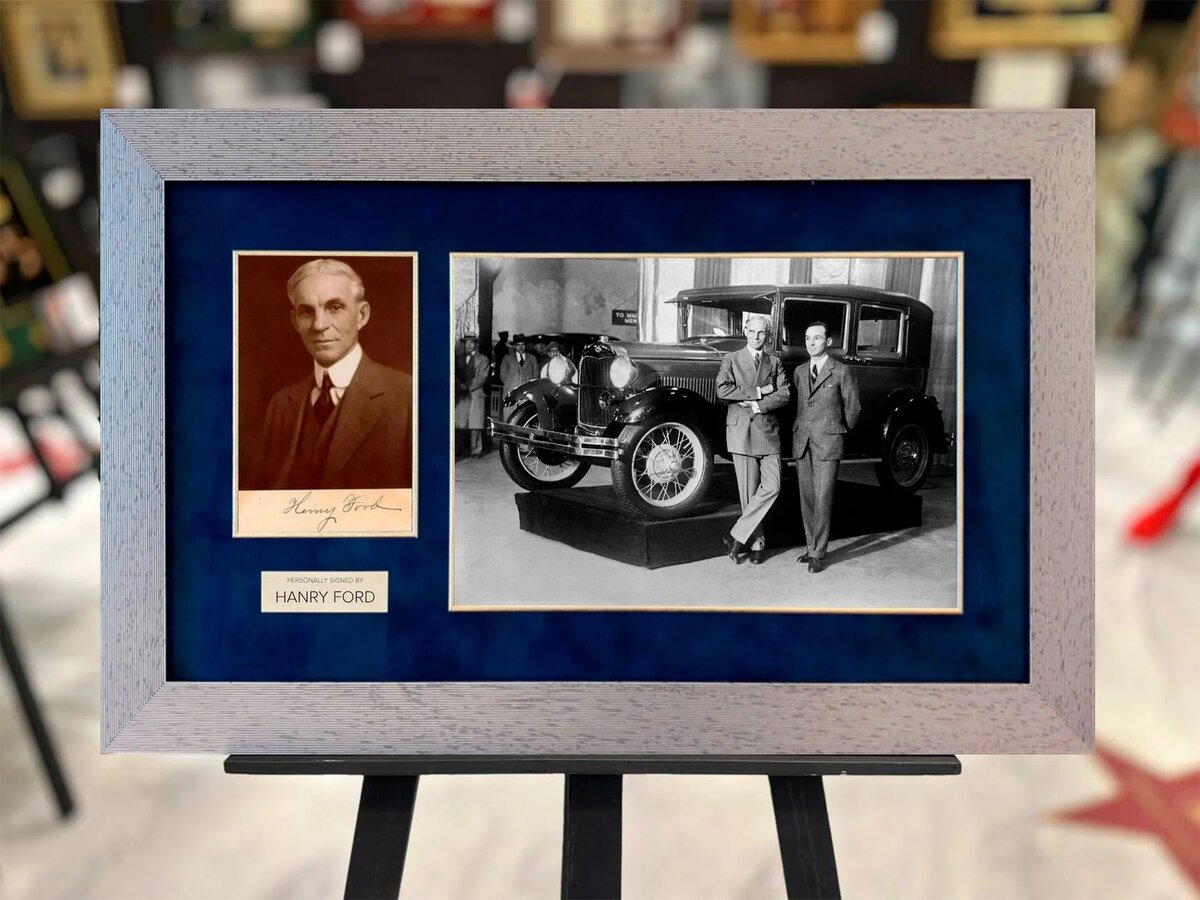 Автограф Генри Форда