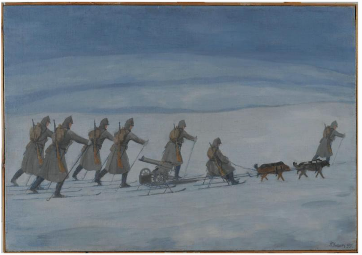 Уткин Петр Саввич, 1931, Холст, масло