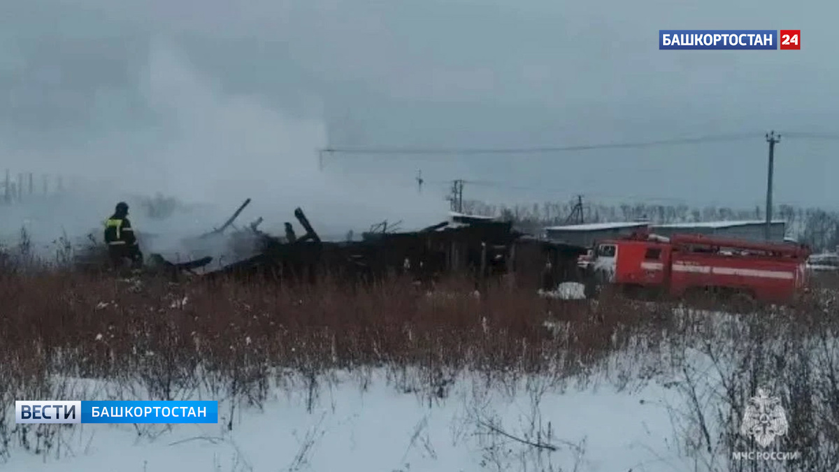    В селе Николаевка под Уфой при пожаре найдено обгоревшее тело