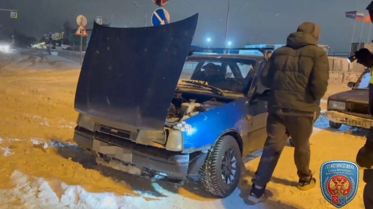    Фото: кадр видео ГАИ по Петербургу и Ленобласти