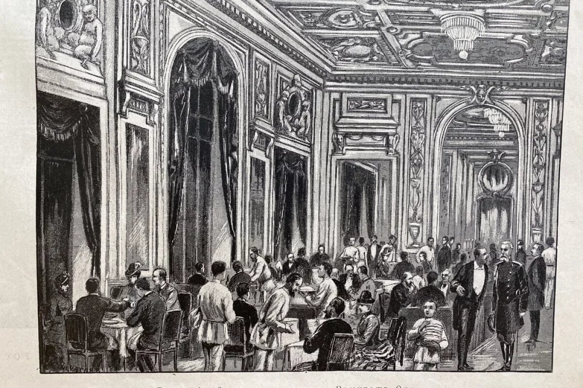    Общий зал ресторана «Эрмитаж».