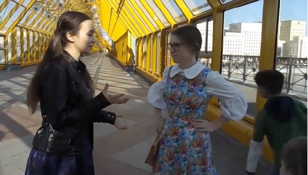 Вот такие у нас были милые контрастные главные героини (май, 2019)