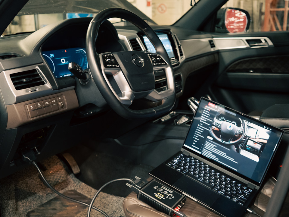 SsangYong Rexton G4 2021 2.2d — увеличение мощности до 230лс, отключение AdBlue (SCR OFF) и русификация