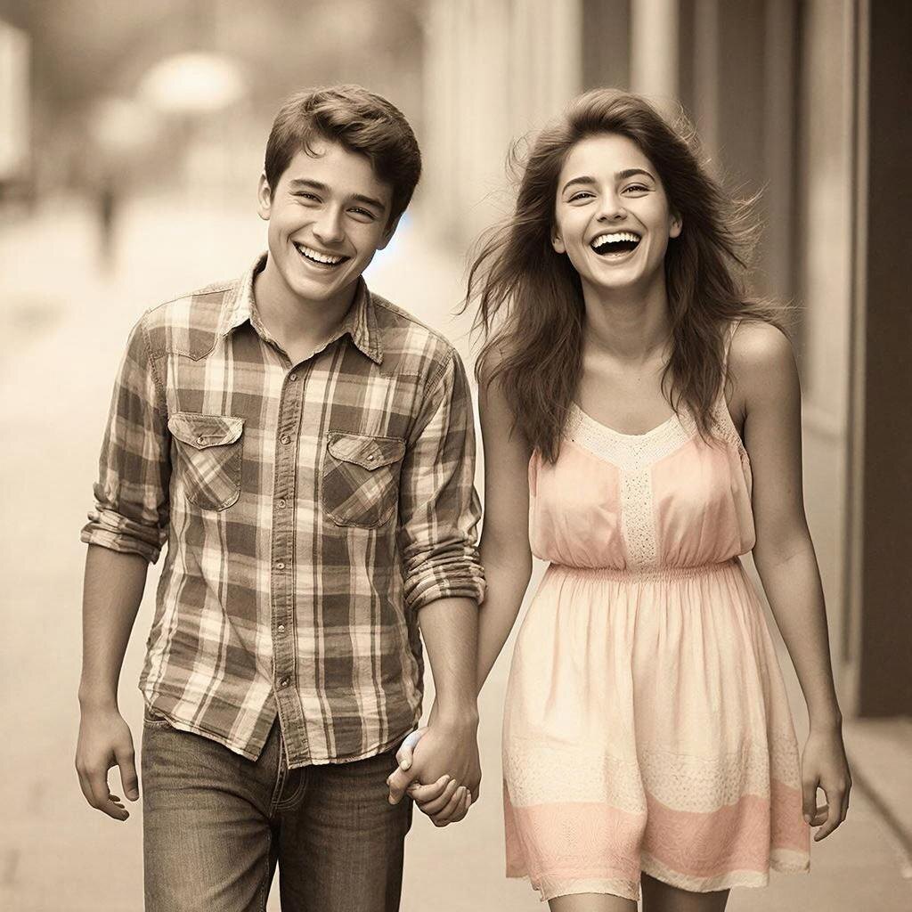 «Фото: Диана и Пашка. История только начинается…»