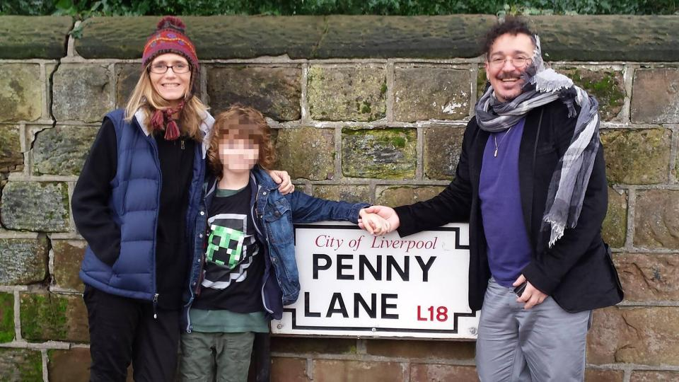 Карен и Эрик с сыном Исааком