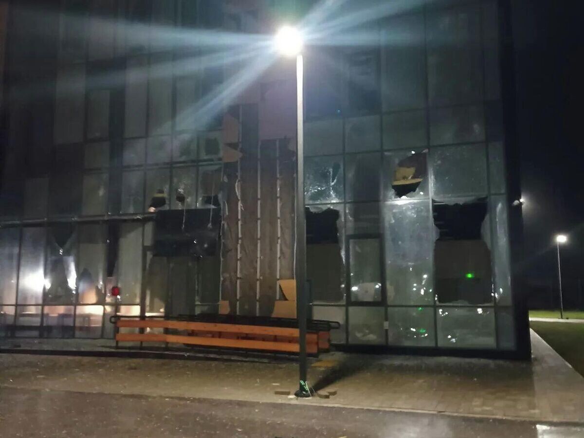    Последствия удара ВСУ по центру для талантливых детей и молодежи Херсонской области | © Владимир Сальдо/Telegram