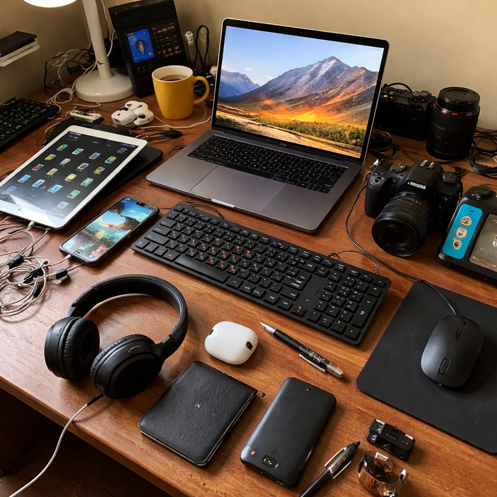 Вот так выглядит мой рабочий стол когда я пишу вам статьи