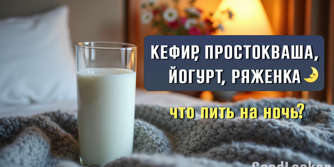Кефир, белый йогурт, простокваша, ряженка: в чем разница и что выпить на ночь?