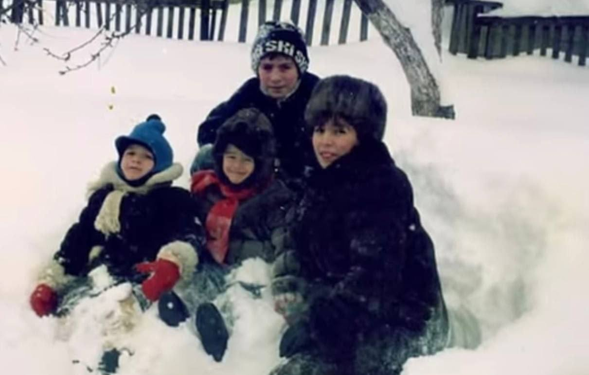 Ирада Мустафаева с сыновьями