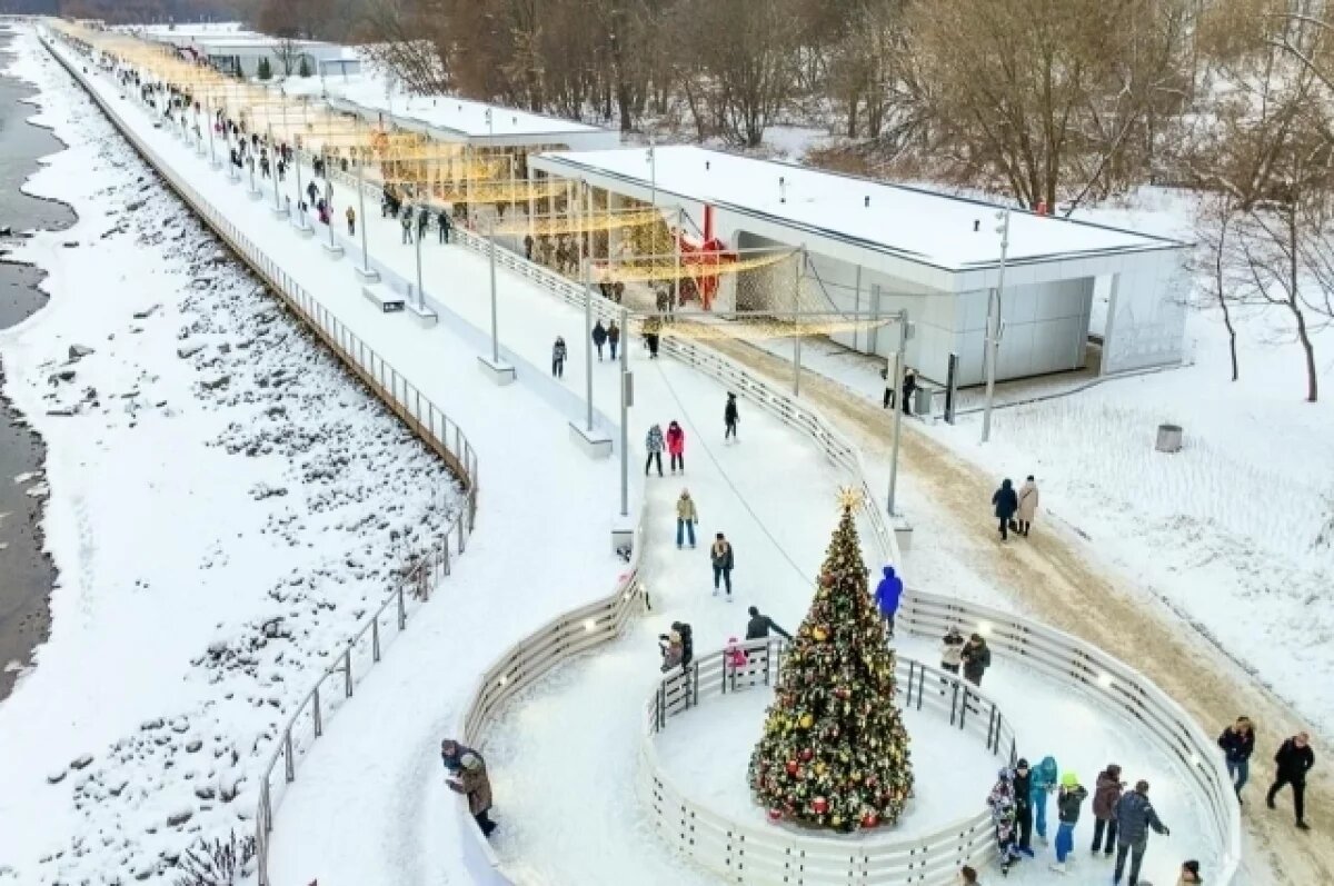    Собянин: в «Коломенском» работает один из самых протяжённых катков в РФ