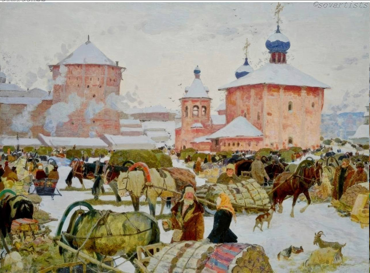 Николай Барченков. «Старый базар». 1957