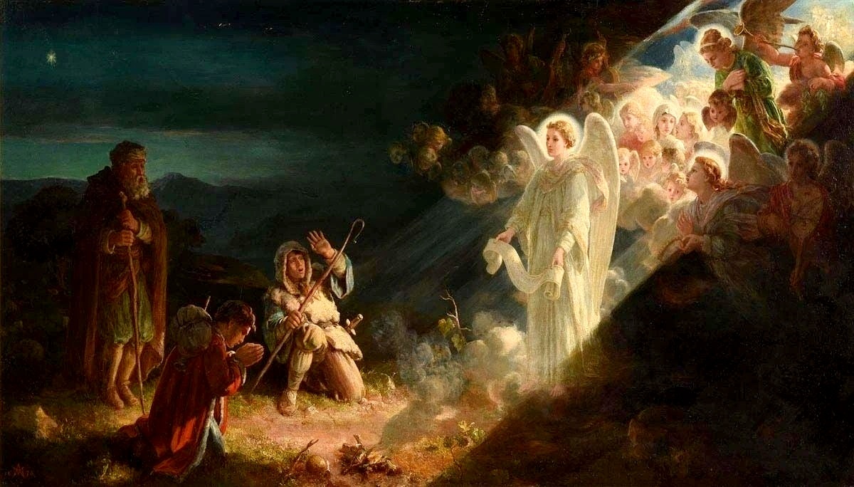 Явление Ангелов пастухам на поле 