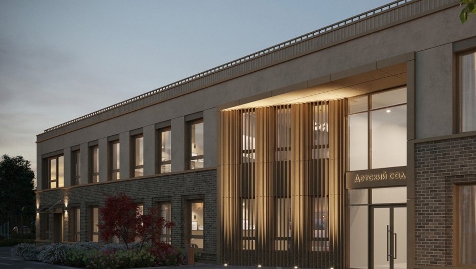    Рендеры детского сада в Новоселье Автор фото: "Брусника"