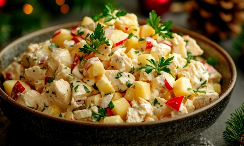 Легкий оливье