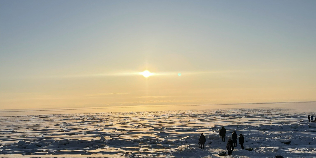 Бесплатная зимняя горка в Комарово / СПб