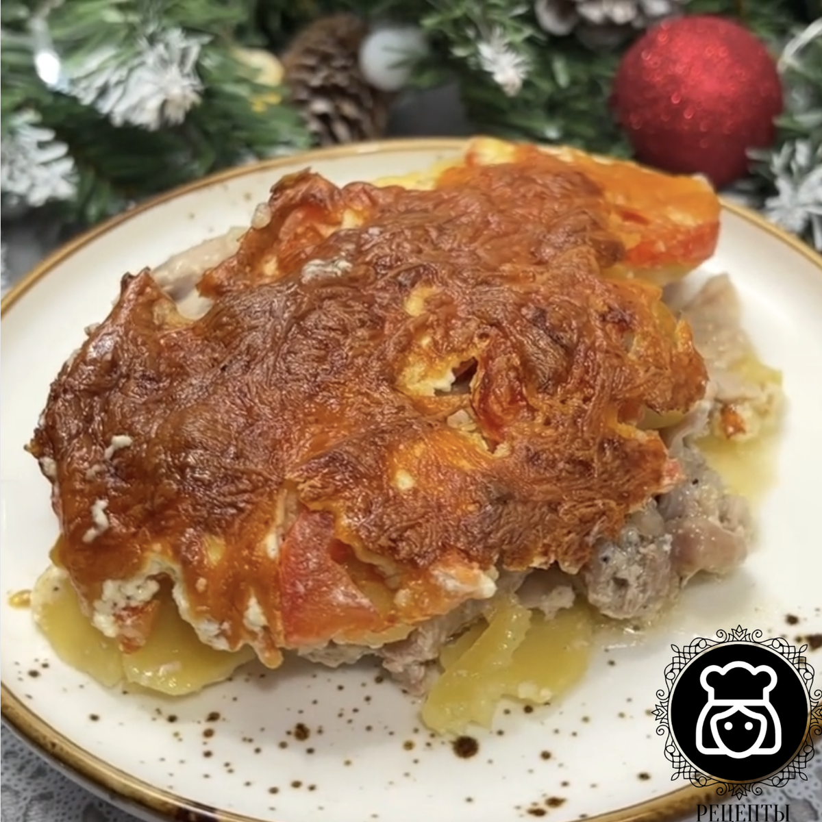 Куриные бедра с картофелем по-французски