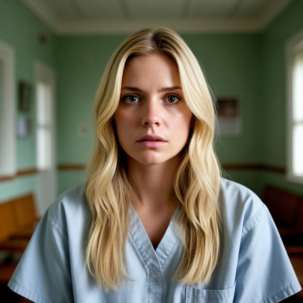 В больнице я носила халат