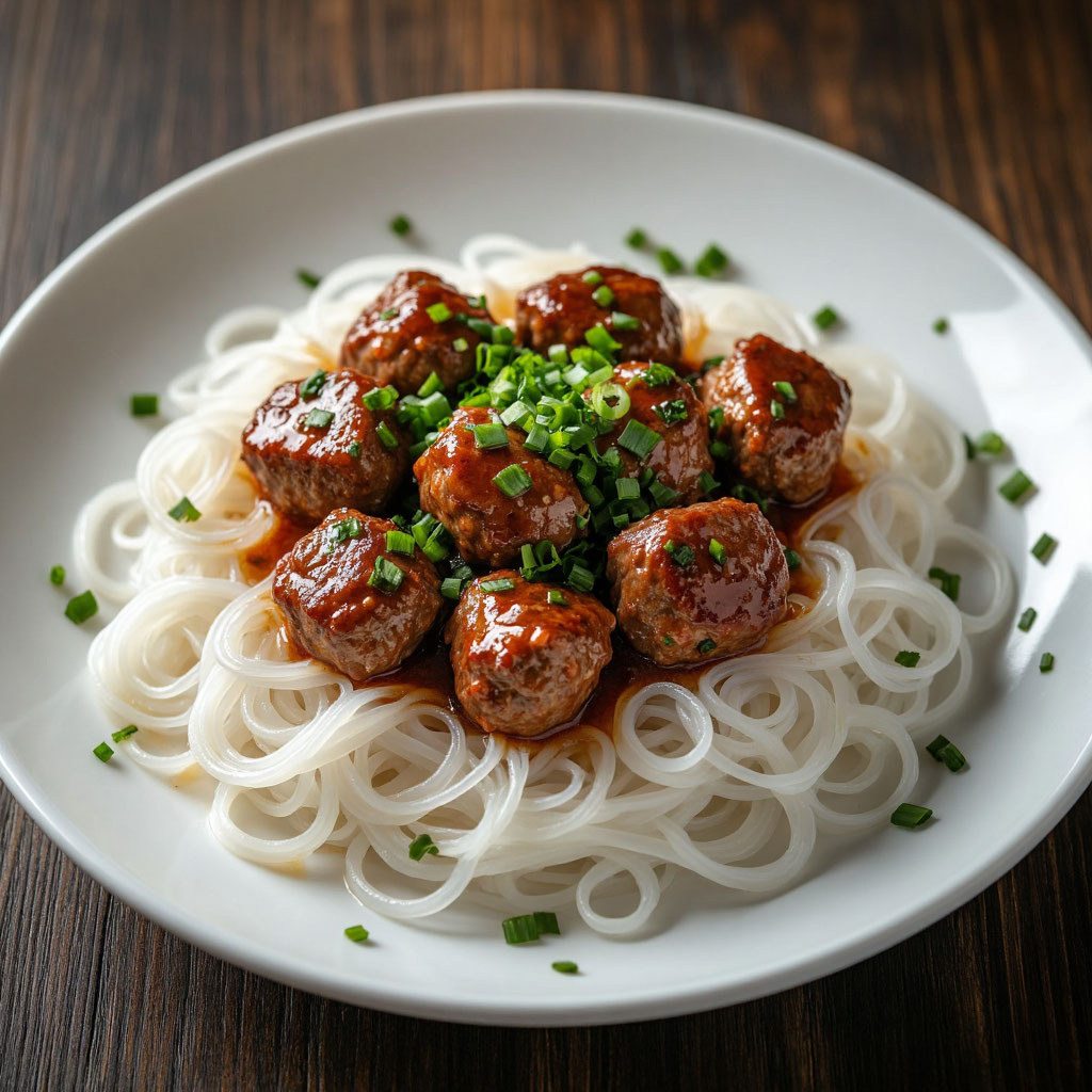 🌟 Фунчоза с маринованной куриной печёнкой и луком: сытный азиатский ужин за считанные минуты 🌟