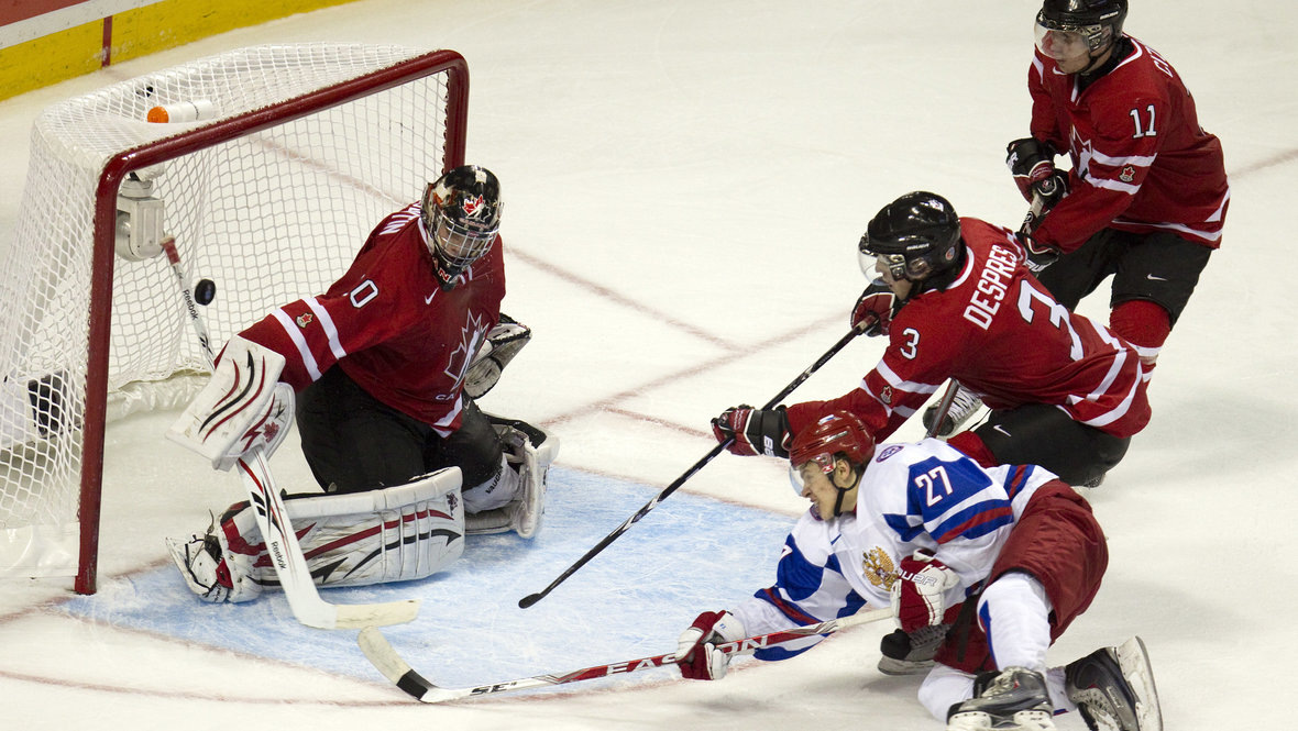    Победная шайба Артемия Панарина (№ 27). Global Look Press